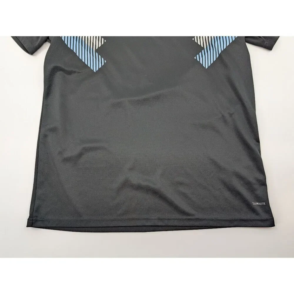 Argentina Soccer Jersey Mens Medium Black World Cup Away AFA Futbol - Picture 7 of 16